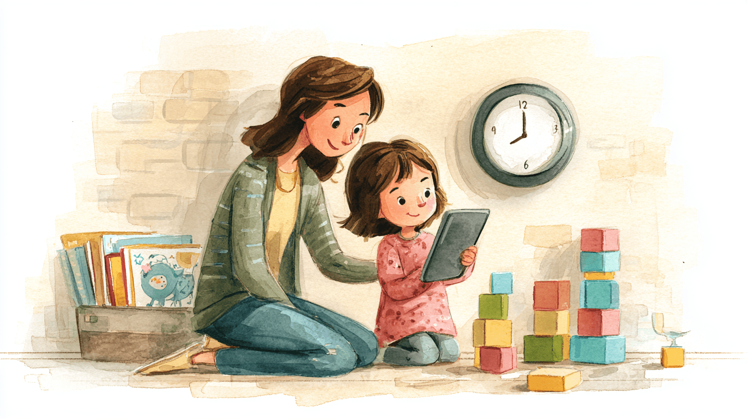 Peaceful holiday screen time endings