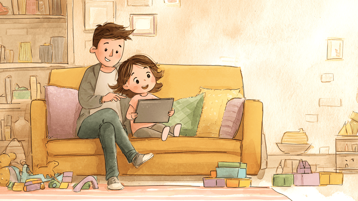 First screen time guidance